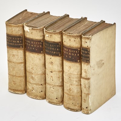 Lot 6 - A complete set of the first Aldine edition of Livy