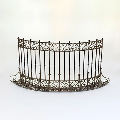 Lot 1032 - Italian Wrought Iron Balcony Rail