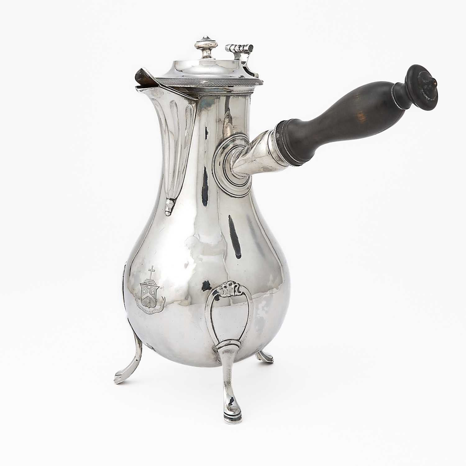 Lot 136 - French Sterling Silver Coffee Pot