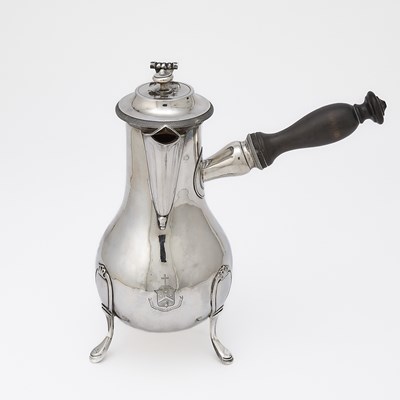 Lot 136 - French Sterling Silver Coffee Pot