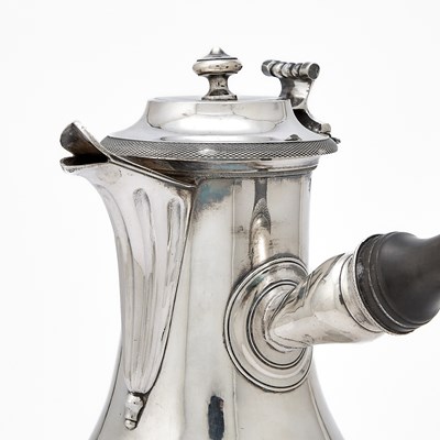 Lot 136 - French Sterling Silver Coffee Pot