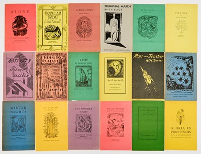 Lot 219 - Complete first and second series of the Ariel Poems