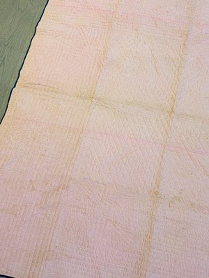 Lot 6 - Pieced and Appliqued Cotton Hawai'ian Pre-Statehood Flag Quilt
