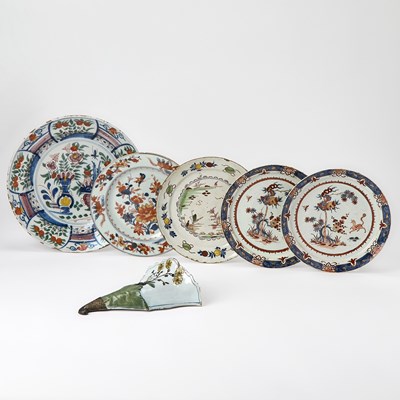 Lot 124 - Group of Delft Table Polychrome Articles