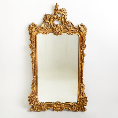 Lot 202 - Rococo Style Giltwood Mirror