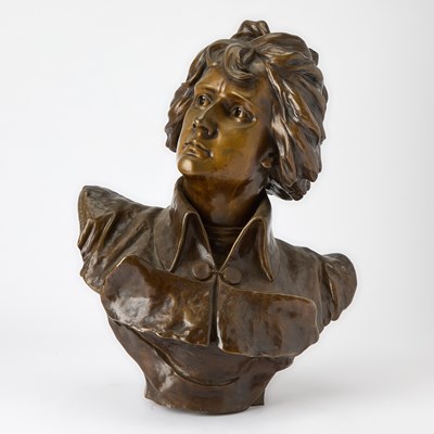 Lot 114 - Italian Patinated Bronze Bust of Napoleon