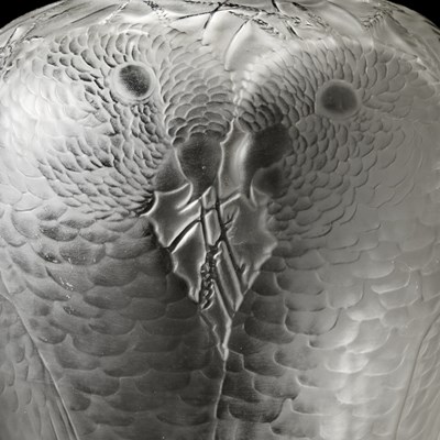 Lot 281 - R. Lalique Molded Glass "Alicante" Vase