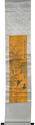 Lot 591 - A Chinese Painting of Birds in the Style of Huang Juyi
