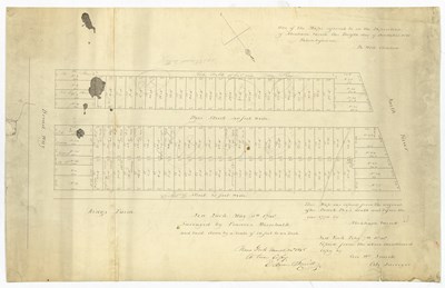 Lot 197 - An intriguing New York map based on a late colonial survey by Francis Maerschalk