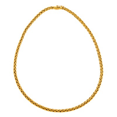 Lot 1005 - Tiffany & Co. Gold Chain Necklace