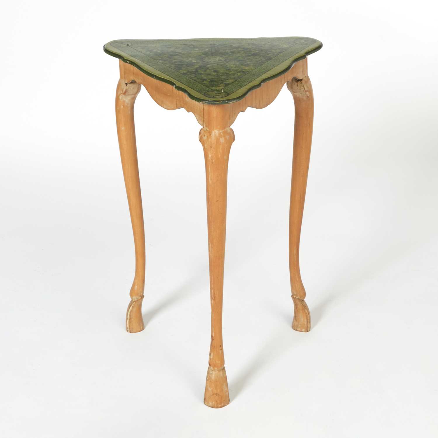 Lot 125 - Provincial French Style Faux Hardstone Painted Side Table