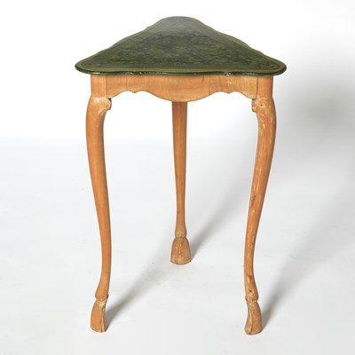 Lot 125 - Provincial French Style Faux Hardstone Painted Side Table