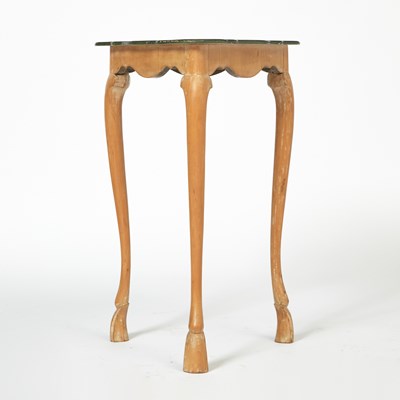 Lot 125 - Provincial French Style Faux Hardstone Painted Side Table