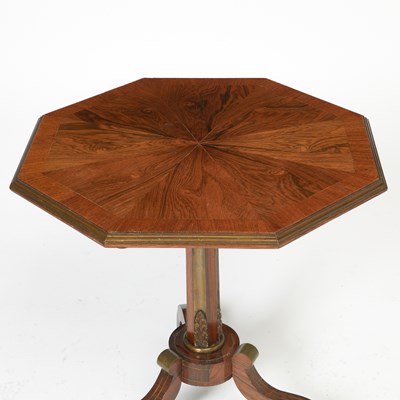 Lot 126 - Regency Style Rosewood Octagonal Side Table
