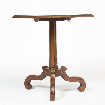 Lot 126 - Regency Style Rosewood Octagonal Side Table