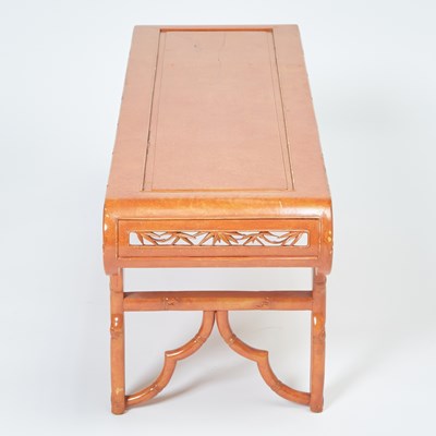 Lot 248 - Chinese Style Orange Laquered Low Table