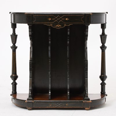 Lot 132 - Victorian Ebonized Rosewood Console Table