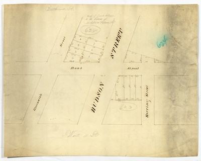 Lot 186 - Map of Greenwich Village from the 1830s