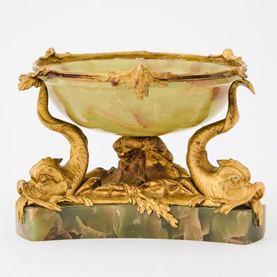 Lot 667 - Barbedienne Gilt-Bronze Dish Stand