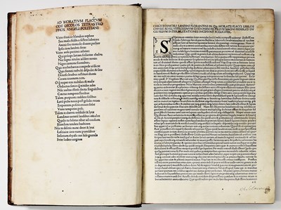 Lot 73 - The Stagninus edition of Horace