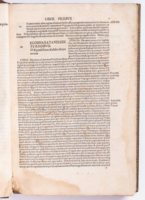 Lot 75 - A folio incunabulum of Horace