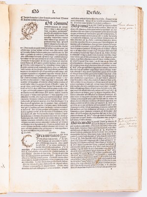 Lot 88 - The Secunda secundae sancti of Thomas Aquinas