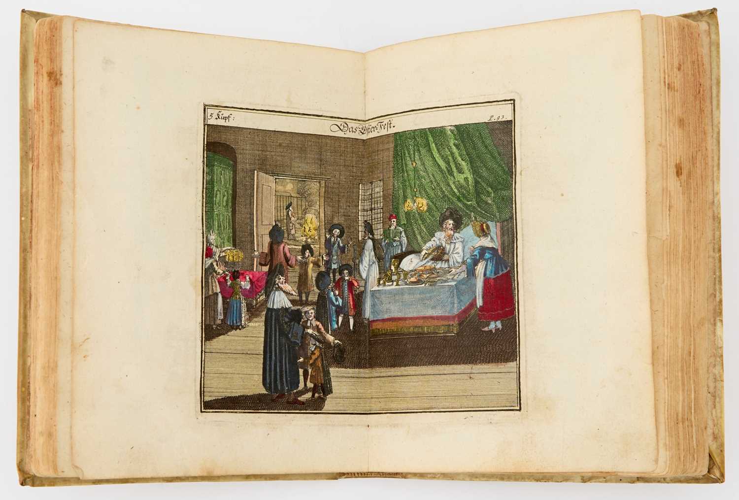 Lot 90 - Jewish ceremonies in fine hand-colored engravings
