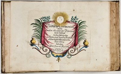 Lot 90 - Jewish ceremonies in fine hand-colored engravings