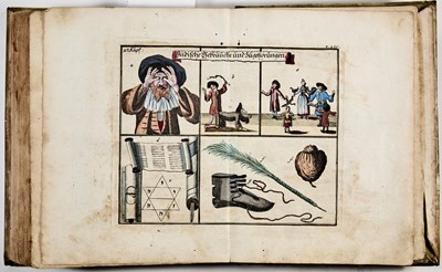 Lot 90 - Jewish ceremonies in fine hand-colored engravings