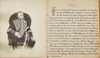 Lot 86 - Sergeant-Major Beardsley's reminiscences of the Crimean War, with superb drawing and watercolors