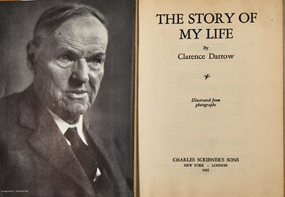 Lot 64 - A pleasing inscribed copy of Clarence Darrow's The Story of My Life