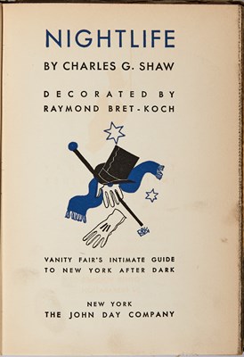 Lot 61 - A rare copy in jacket of Nightlife: Vanity Fair's Intimate Guide to New York After Dark