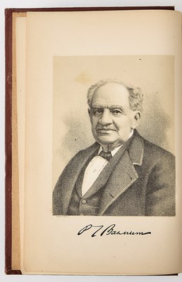 Lot 53 - P.T. Barnum's autobiography, inscribed the year before his death