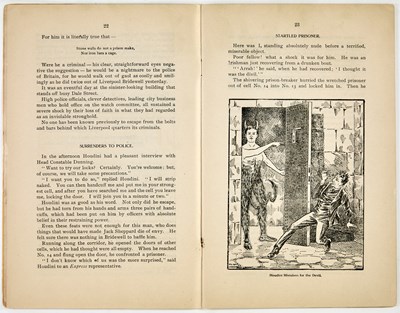 Lot 55 - Houdini's biography, boldly signed