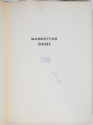 Lot 62 - Al Hirschfeld's rare prohibition era book on Manhattan speakeasies