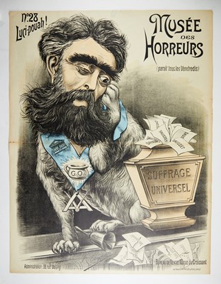 Lot 92 - a large group of lithographed political posters published during the height of the Dreyfus Affair