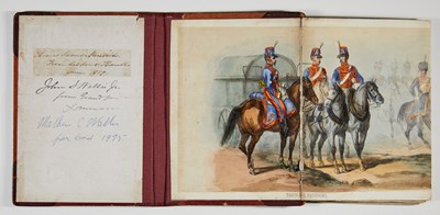 Lot 165 - Napoleon III in parade with his army, a scarce panorama