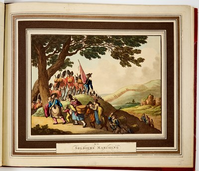 Lot 111 - Thomas Rowlandson's rare prints of soldiers
