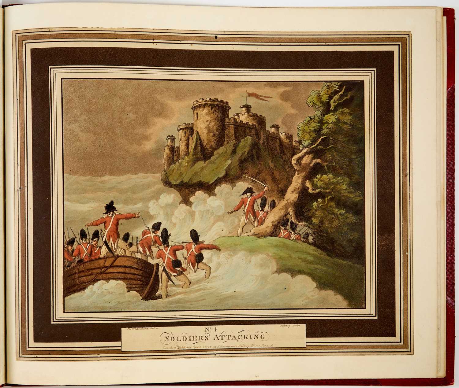 Lot 111 - Thomas Rowlandson's rare prints of soldiers
