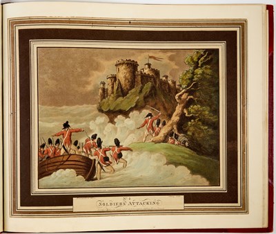 Lot 111 - Thomas Rowlandson's rare prints of soldiers