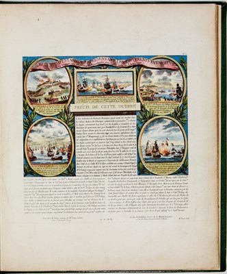 Lot 7 - "First French book with a title page mentioning the United States"—Howes