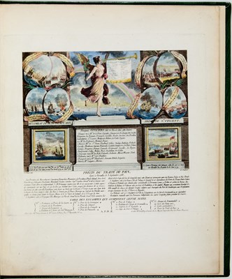 Lot 7 - "First French book with a title page mentioning the United States"—Howes