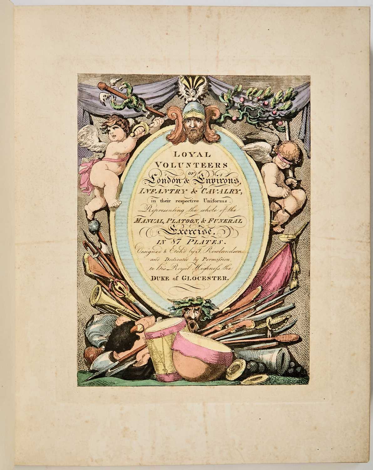 Lot 110 - Rowlandson's Loyal Volunteers of London, 1798