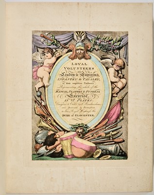 Lot 110 - Rowlandson's Loyal Volunteers of London, 1798