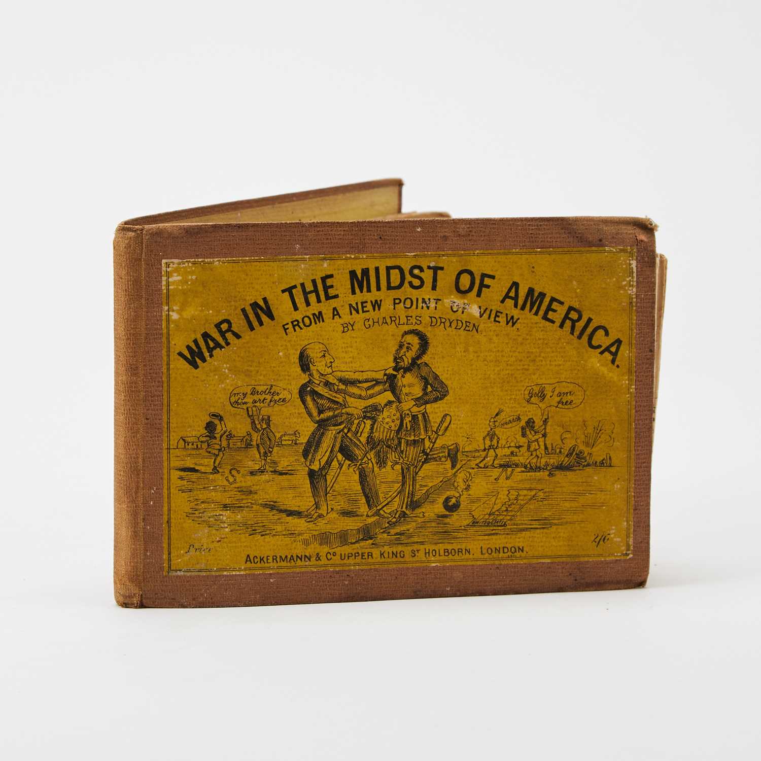 Lot 36 - An English artist's satire on the American Civil War, in panorama format