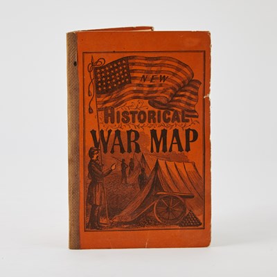 Lot 37 - Large hand-colored folding map of the Border and Southern States from 1864