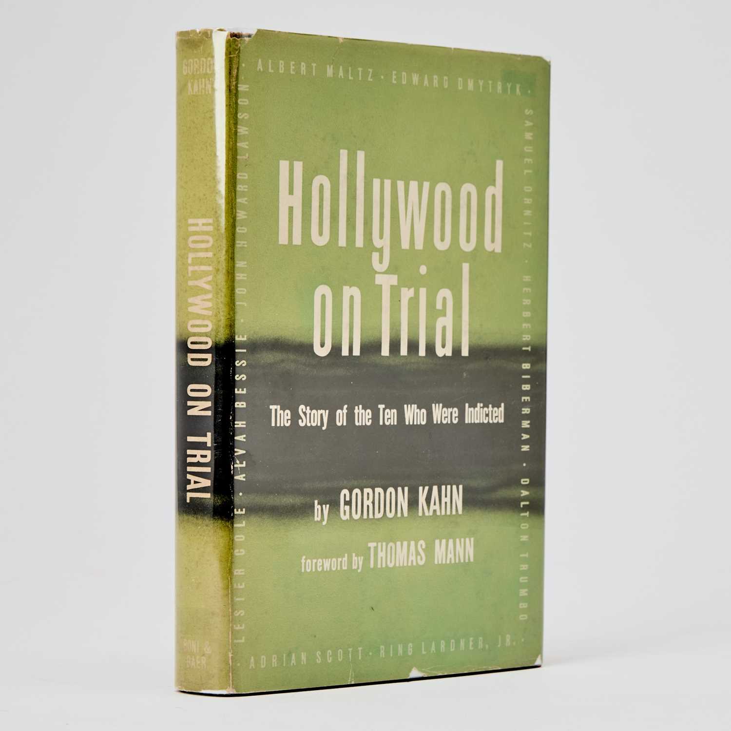 Lot 73 - Hollywood on Trial, signed by five of the Hollywood Ten members
