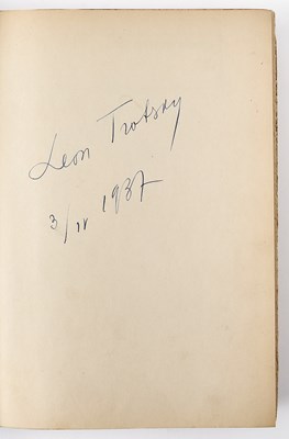 Lot 192 - First edition of Trotsky's The Revolution Betrayed, signed