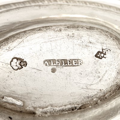 Lot 157 - Continental Silver Double Lipped Sauceboat