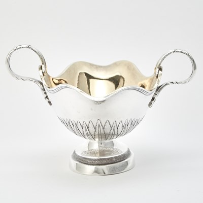 Lot 157 - Continental Silver Double Lipped Sauceboat